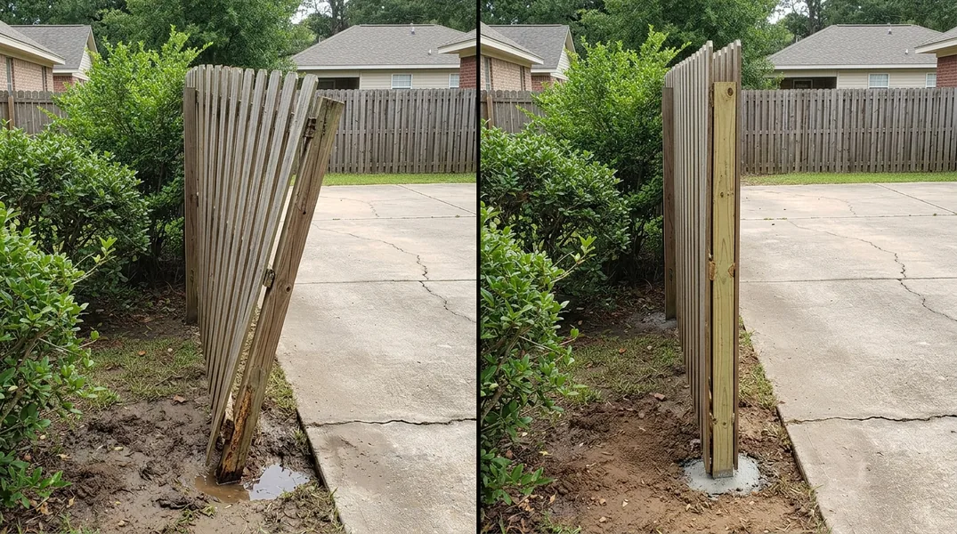 Why Red River Valley Clay Makes Fence Posts Work Loose in Shreveport