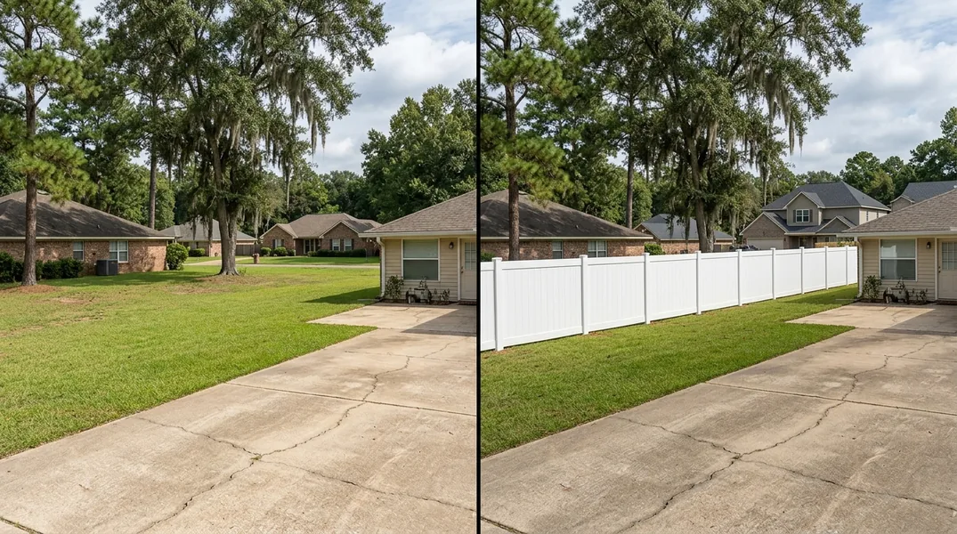 Straight Lines, Stiff Clay: Privacy Fencing in Bossier City's New Subdivisions