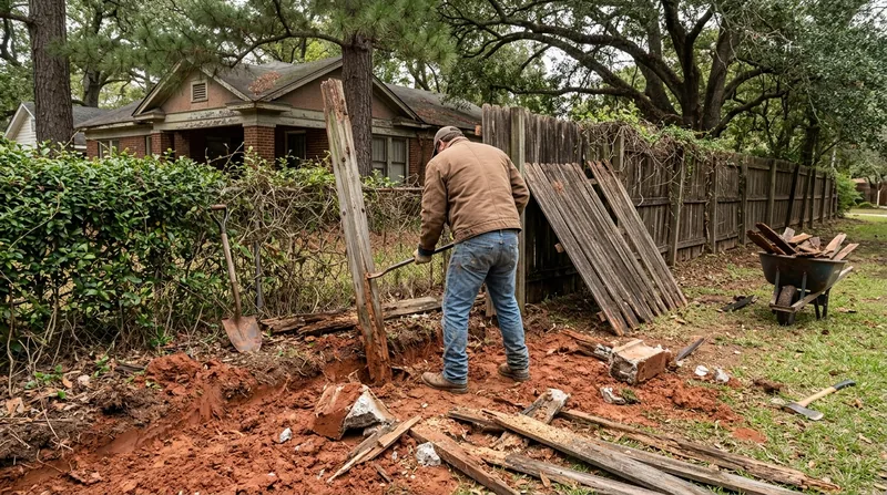 Fence Replacement & Removal Shreveport