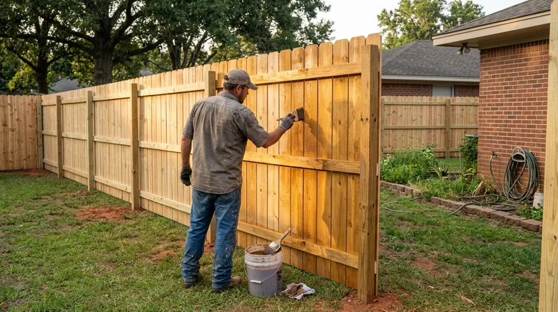Fence Staining & Restoration Shreveport